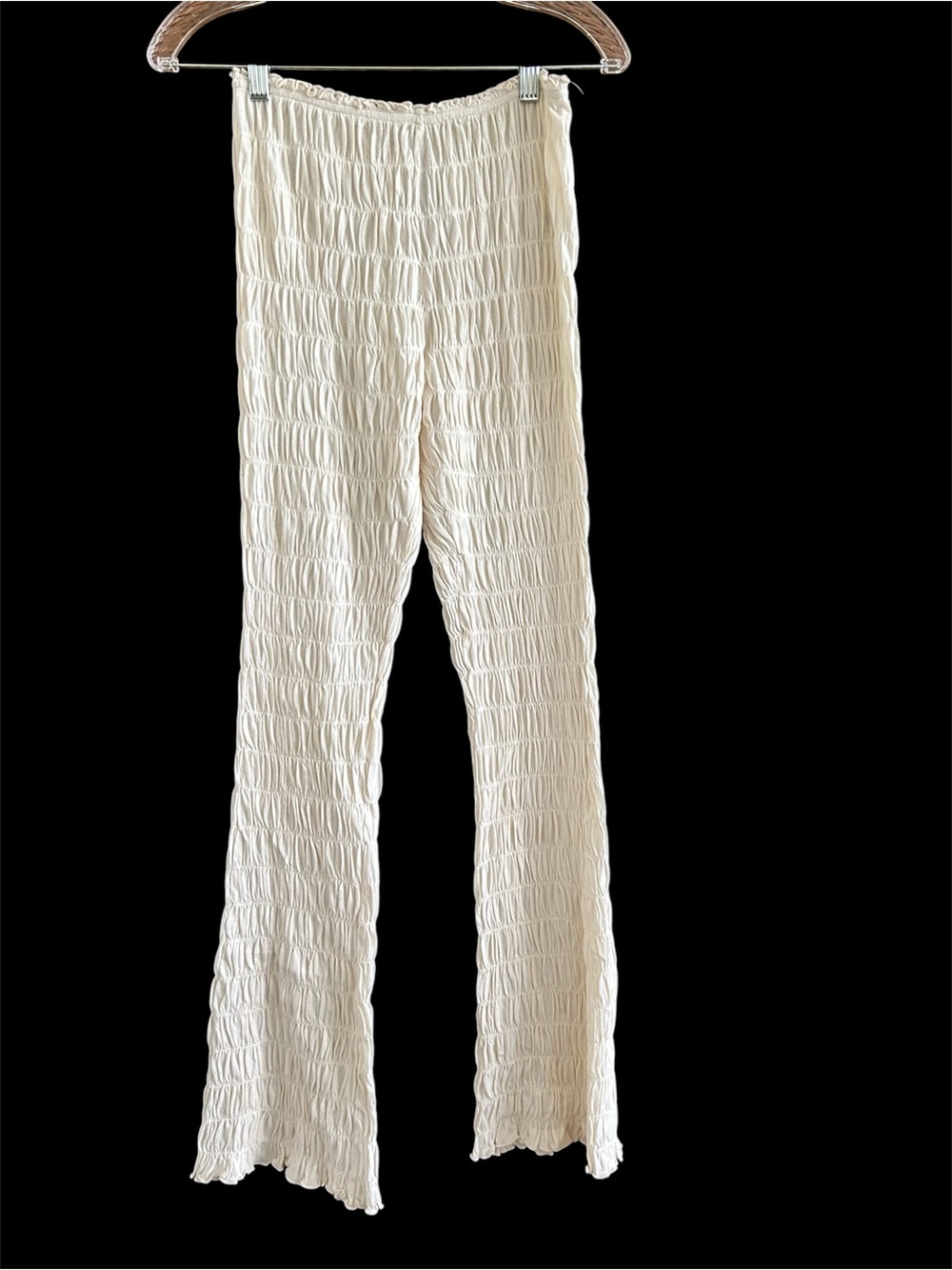 Smocked Stretchy Wide-Leg Pants Free People Urban Outfitters NWT
